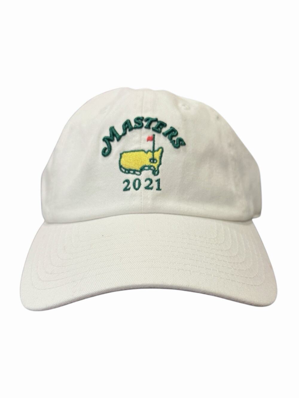 Masters Tournament Hat Cap Strap Back White 2021 Golf Augusta National Mens